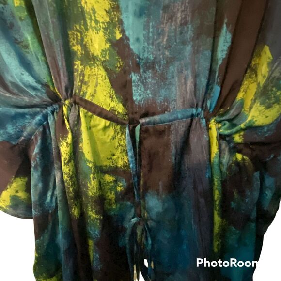 Catherines Exclusive Added Dimensions Sleepwear Robe One Plus Size Poolside - Picture 6 of 7